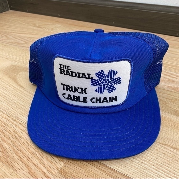 Vintage Mesh Back Trucker Hat The Radial Chain - Picture 2 of 9
